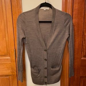 LOFT brownish/gray long cardigan